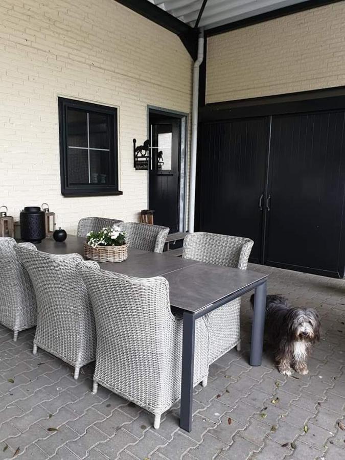 Luxe Gastenkamer Met Living En Keuken Bij Friezen Paarden Stal Pellendijk Westendorp Ngoại thất bức ảnh
